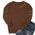 thumbnail image 5 of SDNall Christmas Themed Long Sleeve T-Shirt - Loose Fit, Round Neck, Festive Apparel, 5 of 5