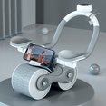 thumbnail image 1 of 2 en 1 Abdomen Roller Mute con almohadilla para arrodillarse Color aleatorio para equipo de entrenamiento (temporizador gris), 1 of 7