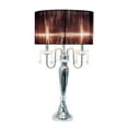 thumbnail image 3 of Elegant Designs Trendy Romantic Sheer Shade Table Lamp with Hanging Crystals, 3 of 9
