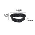 thumbnail image 2 of Transemion 1/2/3/5 Cake Mold Mousse Circle Perforated Ring Decorating Tool Dessert DIY Non-Stick Bakeware Muffin Household Kitchen Heart 1 Pc, 2 of 6
