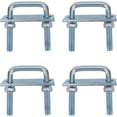 thumbnail image 4 of 4 Pack Leaf Spring Clamp Kit,12*40*80mm Clamps for Truck, Locks Springs Square, 4 of 5