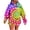 Watermelon Red, variant on Edvintorg Sweatshirts for Women Tie Dye Printed Long Sleeve Loose Casual Hoodies Fall Winter Pullover Tops with Pockets Women Fashion Dark Blue XL