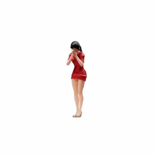 Figura miniatura de resina Propuesta femenina