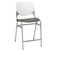 thumbnail image 5 of KFI Studios KOOL Armless Stacking Counter Barstool, White Back, Brownstone Seat, 5 of 6