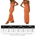 thumbnail image 2 of Vestido Largo Vestidos ajustados para mujer Sin mangas Y2k Maxi Dress Sexy Camis Dress (Naranja S) Ygjytge para Mujer Naranja T S, 2 of 6