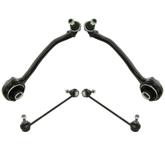 TRQ 4 pc Suspension Kit Lower Rearward Control Arms w/ Sway Bar End Links New PSA85844