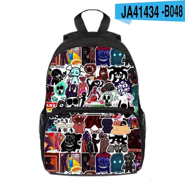 Roblox-mochila escolar para estudiantes de primaria y secundaria, morral con figura de Escape, para jardín de infantes, novedad