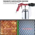 thumbnail image 4 of Handheld Pneumatic Sandblaster Sandblasting SprayGun with Nozzles Anti-Rust Sand Blasting Power Tools SandblastingGun,1 x Sandblaster 4 x Nozzle, 4 of 6