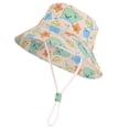 thumbnail image 4 of Jamicy Sun Protection Hat for Kids Toddler Boys Girls Wide Brim Summer Outdoor Hat Baby Bucket Hat with Chin Strap, 4 of 8