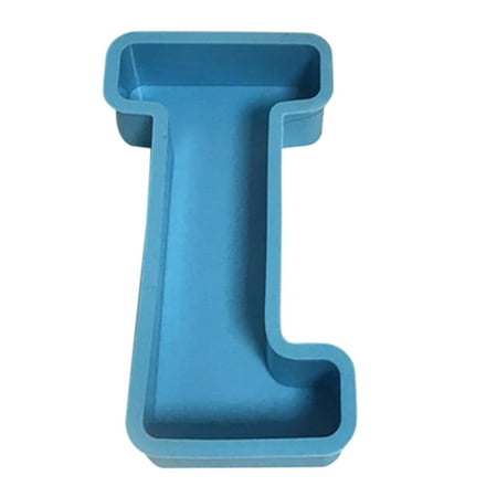 

wendunide Kitchen supplies DIY Mold 26 Mold Alphanumeric English Cake Silicone Alphanumeric Cake Cake MouldCake Mould J
