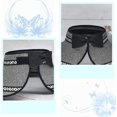 thumbnail image 4 of Women Sun Visors Foldable Straw Hats Summer Beach Packable Hat Floppy Wide Brim Cap Deep Style, Adjustable Size, 4 of 7