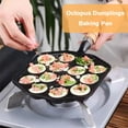 thumbnail image 4 of Molde Carne Pulpo Takoyaki Grill Pan Creador Hierro Fundido 12/14 Con Cepillo Aceite Y para Panqueques Redondos, 4 of 9