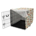 thumbnail image 3 of Bird Dog Crate Cover, Colorful Interpretation of Flying Creatures Pattern Symbolizing Freedom, Easy to Use Pet Kennel Cover Small Dogs Puppies Kittens, 7 Sizes, Eggshell and Multicolor, by Ambesonne, 3 of 6