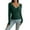 Green, variant on Basic Women's Tees Discounted Y2K Long Sleeve T Shirt Lace Trimmed Open Collar Slim Fit Base Shirt Top For An Y2K Style Summer short sleeve loose fit tunics