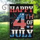 thumbnail image 4 of 12x18 Inch Garden Flag Double Sided USA Flag USA 4th July Independence Day Home Farmhouses Decor 3 Pieces Set, 4 of 6