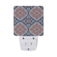 thumbnail image 5 of Yayeee LED Plug in Night Light for The Home with Auto Dusk to Dawn Light Sensors, 2 Pack, Mosaic Flowers Pattern, 5 of 6