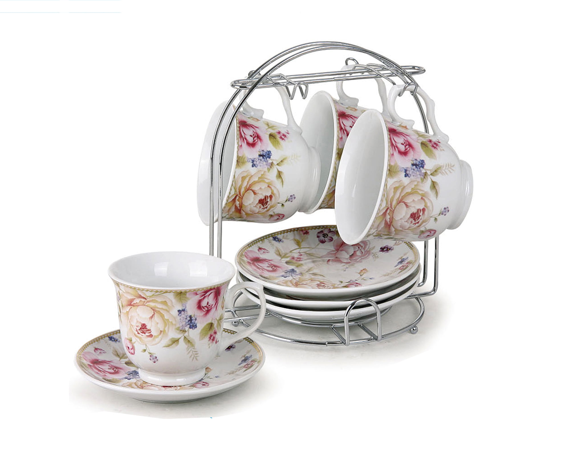 Tea Set Pink for Women Delicate Cute Shape Teapot Capacity 150ml, Single  Tea Cup 40ml for Daily Use Chinese Style Elegant Handmade Exquisite Style A