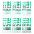 thumbnail image 1 of 6 Sheets Decorative Acrylic Crystal Stickers Handmade DIY 3D Diamond Stickers, 1 of 5