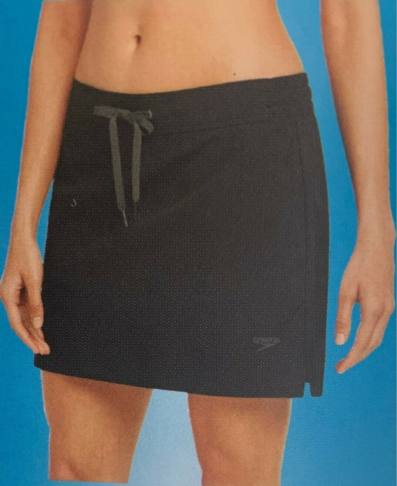 Speedo Speedo Womens Woven Skort SPF 50+ Water Repellent (Black, XL