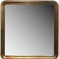 thumbnail image 2 of Gold Framed Square Mirror - Black, 2 of 4