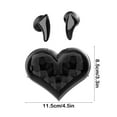 thumbnail image 3 of Deformable Wireless Heart-shaped Bluetooth Headset In-ear Wireless Noise Reduction Rotary Decompression Cute Valentine's Day Girls Boys Gift Headphones Sales Today Only, 3 of 6