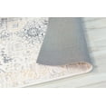 thumbnail image 4 of Rug Branch Vintage Traditional Distressed Cream Gold Indoor Soft Area Rug - 6x9, 4 of 7