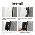 thumbnail image 3 of 2 Pack Heavy Duty Sliding Window Sash Lock, Zinc Alloy Aluminum Alloy Cam Hook Design, Easy Install for Casement, Sliding Windows Enhanced Home Security, 3 of 7