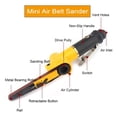 thumbnail image 4 of 3/8" Pneumatic Sanding Machine Air Belt Sander Polishing Tools With Sanding Belts for Air Compressor Kit 10*330MM ,High Dust Collection Efficiency, 4 of 6