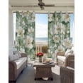thumbnail image 4 of Sage Green Spring Floral Blackout Curtains 63 Inches Long for Bedroom, Summer Botanical Farmhouse Thermal Insulated Room Darkening Black Out Window Curtain Panels Grommet Drapes for Living Room, 4 of 8