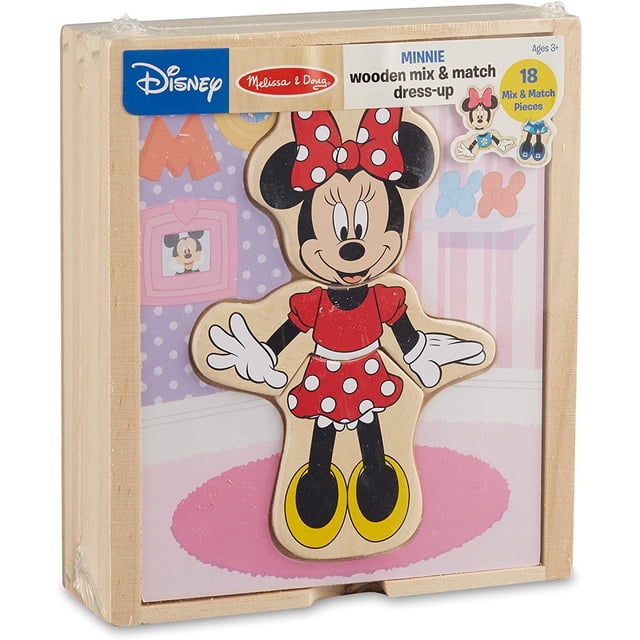 Disfraz de madera para mezclar y combinar de Melissa & Doug