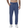 thumbnail image 4 of Men's Athletic Hiking Pants Lightweight Quick Dry Travel Fishing Joggers Running Workout Active Track Pants Dark Blue 2XL, 4 of 8