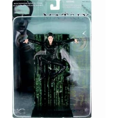 2000 n2 toys the matrix action figure - trinity in air
