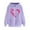 A Purple, variant on Teen Girls Plus Size Hoodies, Heartbeat Hoodies for Juniors Sweatershirt ,2025 Fall Fashion Lightweight Drawstring Pullovers for Women Yellow M