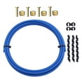 thumbnail image 1 of Bike Hydraulic Disc Brake Hose , Tube Pipe Housing Set, Compression, Bushing, Blue, 1 of 8