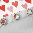 thumbnail image 4 of Homewish Romantic Love Heart Black Out Curtains, Princess Cartoon Curtains Pack of 2 (42x63 Each), Valentines Day Theme Bedroom Curtains, Curtains and Drapes Bedroom Decor, 4 of 6