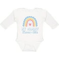 thumbnail image 3 of Inktastic My Mamaw Loves Me Girls Retro Rainbow Girls Long Sleeve Baby Bodysuit, 3 of 5