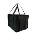 thumbnail image 2 of Bolsa térmica para llevar, bolsa de entrega aislada para acampar, trabajar al aire libre Negro, 2 of 9