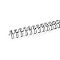thumbnail image 3 of Rayson Double Loop Binding Wires 1/4 Inch - 3 to 1 Pitch Wire Binding Capacity 20 Sheets, 11 inch Length, 32-Loop Black Wire Ring Pack of 100 to Bind Reports and Projects, 3 of 4