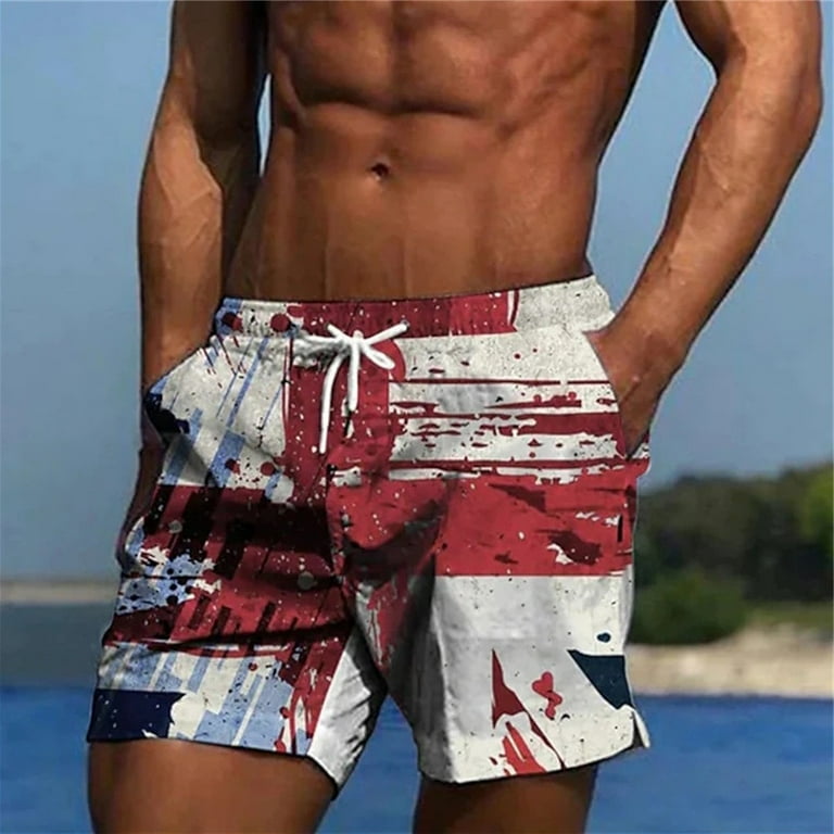 Mens Swim shorts Swimming running board shorts Trunks Swimwear