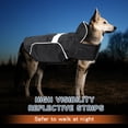 thumbnail image 6 of Warm Dog Coat, Waterproof Reflective Dog Winter Jacket, Velvet Inner Windproof for Small Medium Large Dogs, Black, XXXL, 6 of 7