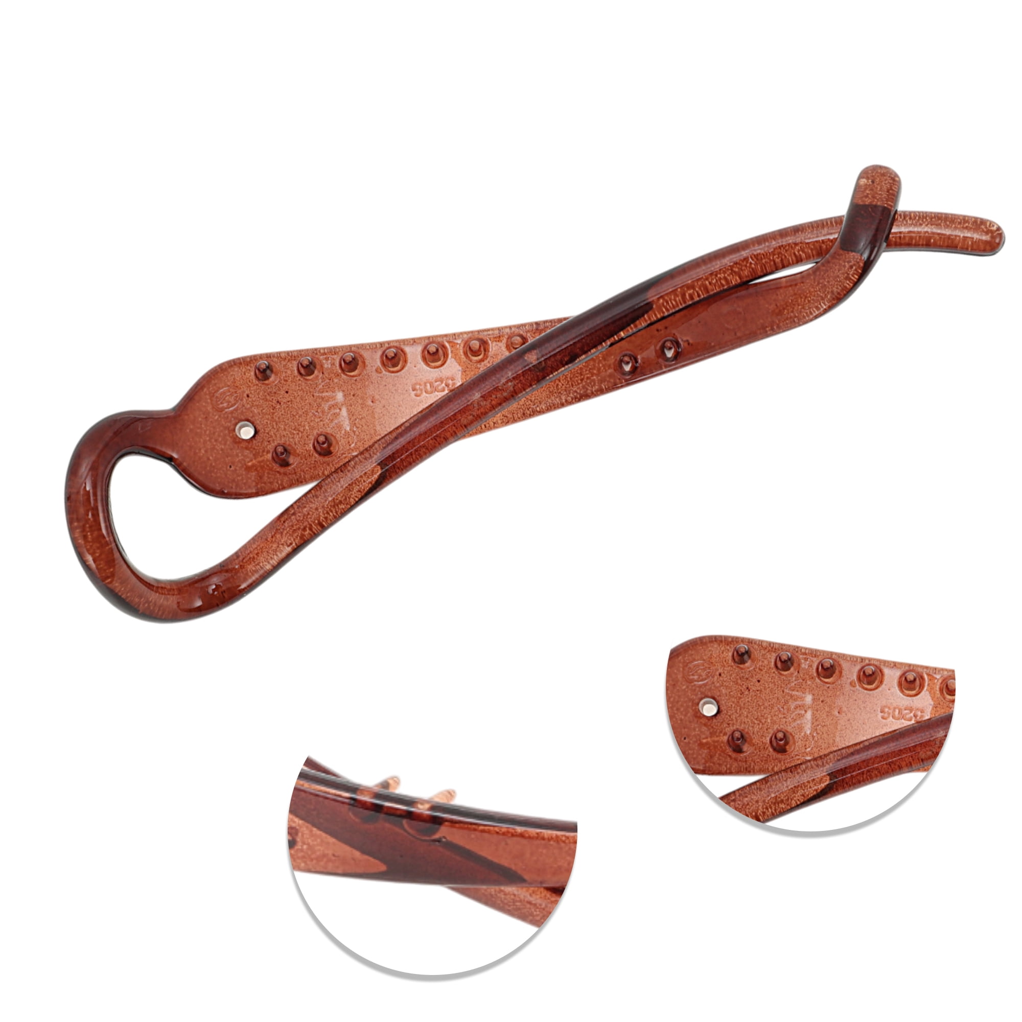 Unique Bargains Fashion Simple Twist Hair Clips for Hairdo Styling and Daily Brown