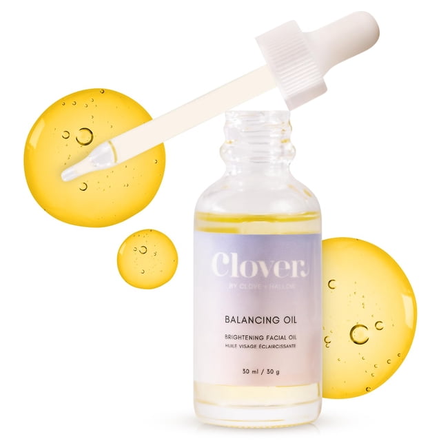 Aceite equilibrante de trébol | Apoya una piel más clara Promueve una tez saludable y mejora el brillo natural | Aceite facial vegano y libre de crueldad animal - 30 ml