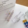 thumbnail image 4 of UXSL, nuevas pinzas para el cabello con estampado de flores para mujer, pinzas para el cabello de plástico coloridas y resistentes, pinzas para el cabello de gran tamaño, horquilla de cangrejo, 4 of 5