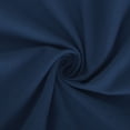 thumbnail image 6 of Women's Button Up Casual Tops Long Sleeve Round Neck Cotton Linen Ruffled Hem Plus Size Solid Shirts Spring Blouses Dark Blue,L, 6 of 6