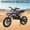Blue, variant on Seipouy 49cc 2-Stroke Kids Dirt Bike, Gas Power Motocross with Front and Rear Disc Brakes, Gas-Powe Mini Bike, Off-Road Mini Motorcycle for Children, Shock Absorption Springs, Soft Seat Cushion