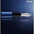 thumbnail image 3 of Pelikan Souveran M805 Fountain Pen - Black & Blue Silver Trim - Medium Point, 3 of 5