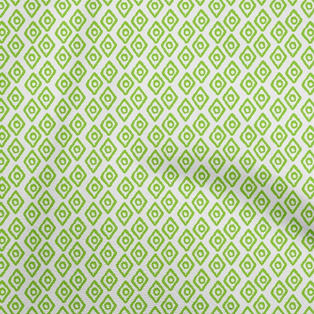 oneOone Velvet Green Fabric Block Fabric For Sewing Printed Craft Fabric By The Yard 58 Inch Wide-72
