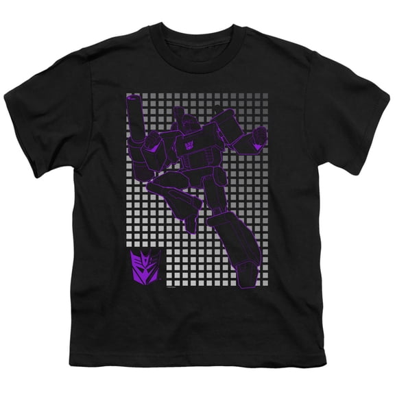 Transformers - Megatron Grid - Youth Short Sleeve Shirt - Small
