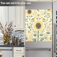 thumbnail image 3 of Yayeee Magnetic Dishwasher Cover for The Front Decoration Home Kitchen Machine Sticker Protector, Floral Birds Pattern, 3 of 6