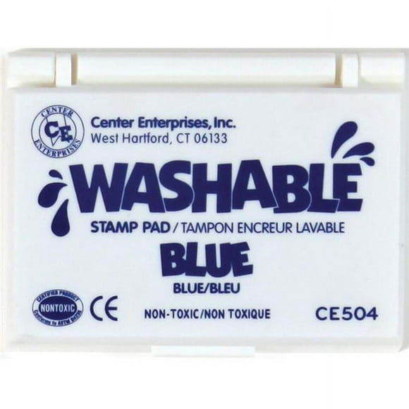 Learning Advantage CE-10041-6 Washable Stamp Pad&#44; Blue - 6 Each